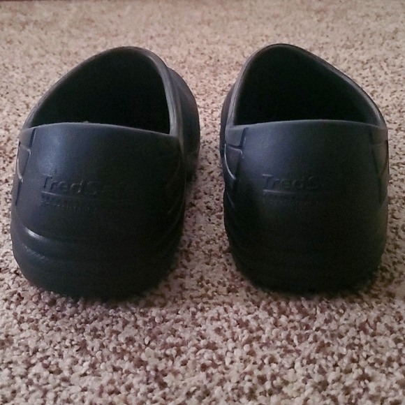 Tredsafe Unisex Black Slip Resistant Slip-On Clogs Shoes Men's 10 Women's 11W - Picture 5 of 8